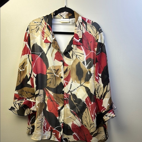 Alfred Dunner Floral Print Women's Top. Size 22W - Picture 1 of 5